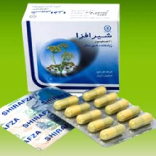 محصول کپســول شیــرافــزا از شرکت گل دارو