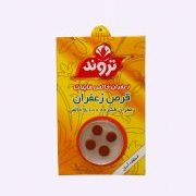 محصول قرص زعفران از شرکت گروه تولیدی وکشاورزی تروند زعفران قاینات