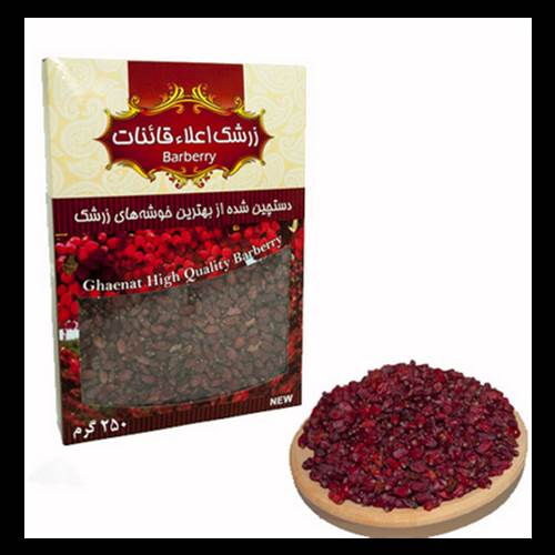 محصول زرشک ارگانیک از شرکت گروه تولیدی وکشاورزی تروند زعفران قاینات