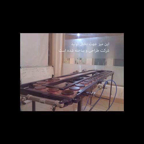 محصول میز هوشمند جهت توزیع اتوماتیک مایعات از شرکت تعاونی دانش بنیان زیست رویش