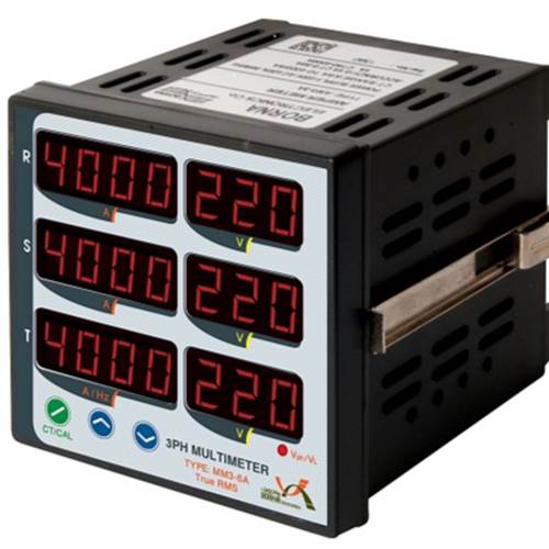 محصول نمایشگر تابلویی  (true RMS meter) از شرکت برنا الکترونیک
