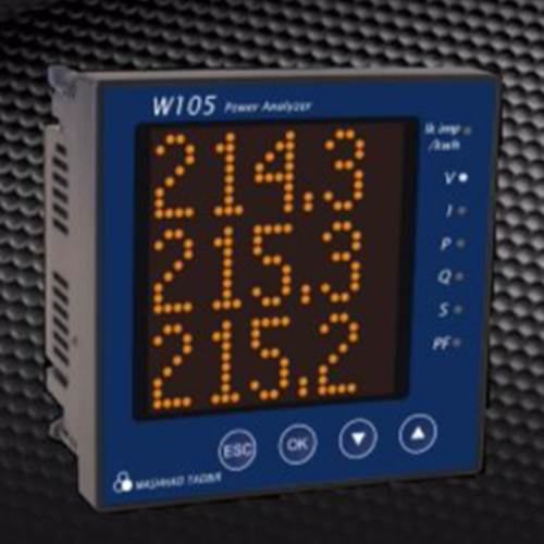 محصول پاورآنالایزر شبکه برق مدل W106 از شرکت مهندسی مشهد تدبیر