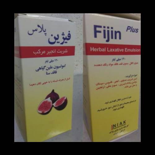 محصول شربت انجیر ملین از شرکت نیاک