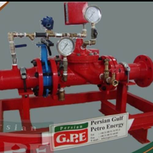 محصول شیرهای ایمنی اتوماتیک سیستمهای آتش نشانیDeluge Valve از شرکت پترو انرژی خلیج فارس