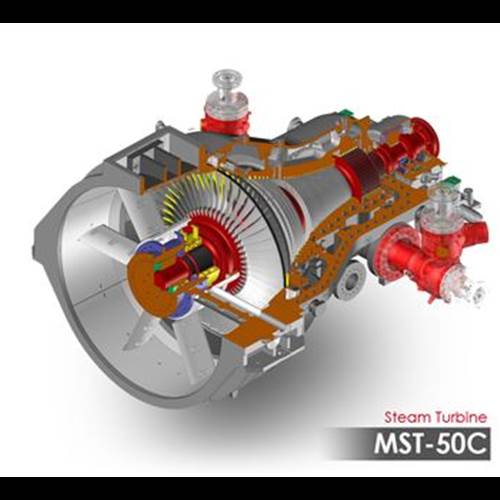 محصول توربین بخار MST-50 از شرکت مهندسی و ساخت توربین مپنا توگا